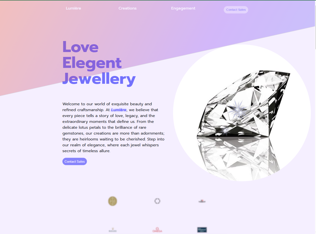 home page of lumier